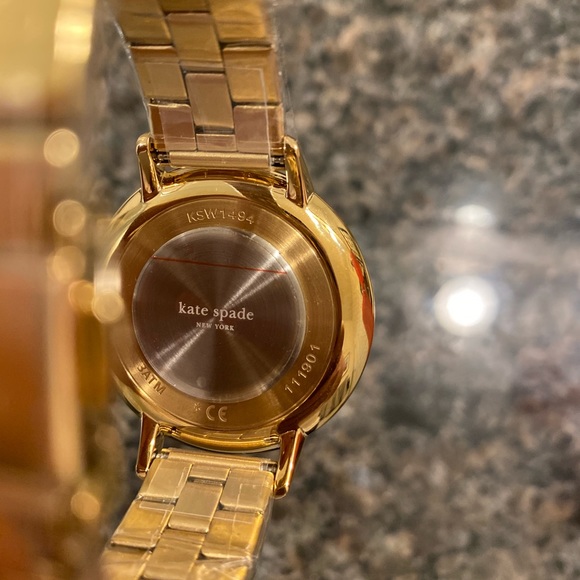 Kate Spade Gold Metro Bracelet Watch 38mm main image 4